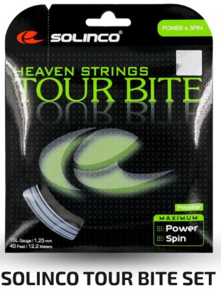 Senar Tenis Solinco Tour Bite | Power & Spin | Co-Polyester