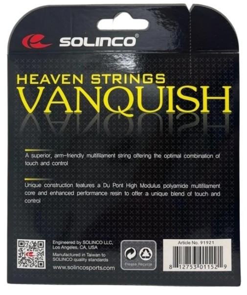 Senar Tenis Original Solinco Vanquish Touch and Control Natural