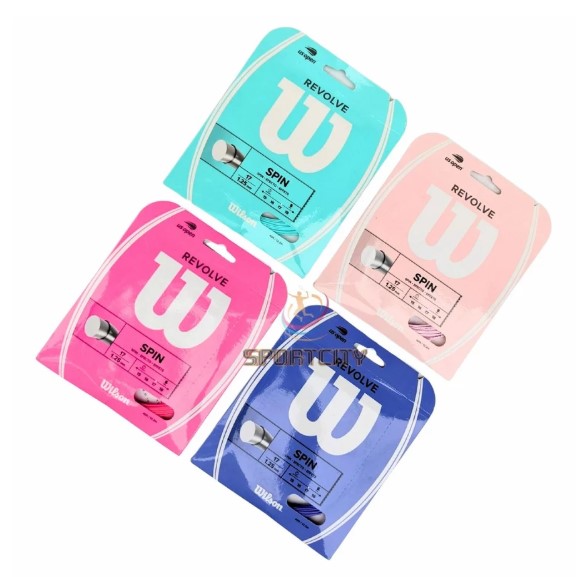 Senar Tenis WILSON REVOLVE SPIN Tennis String Pastel Colour Limited Edition Original
