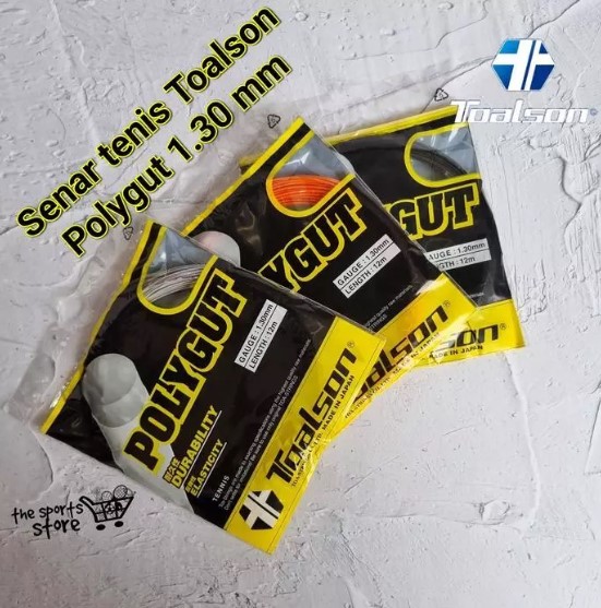 Senar Tenis Toalson Polygut - Tennis String - Hitam